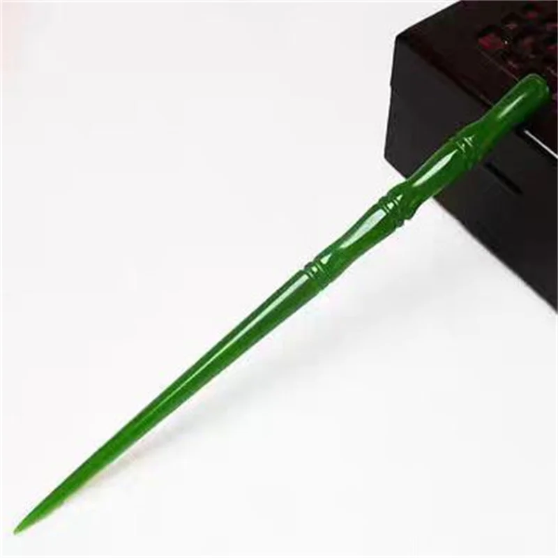 

Chinese Green Jade Hairpin Knot Shape Old Bamboo Knot Hairpin Headpiece Traditional Asian Hair Accessory