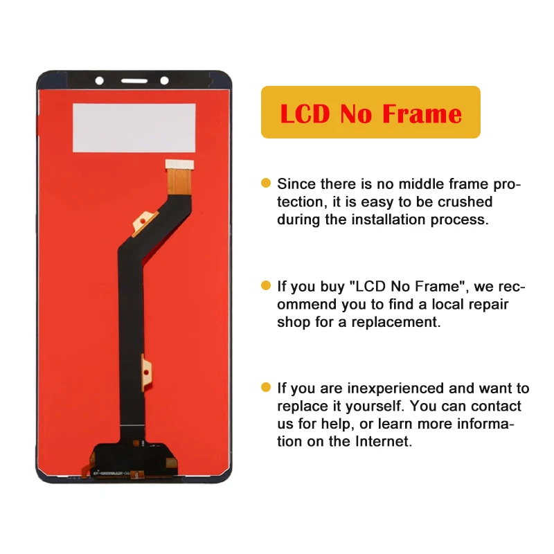 Для мобильного телефона Infinix Smart 2 HD ЖК-экран в сборе с сенсорным экраном Замена ЖК-панели