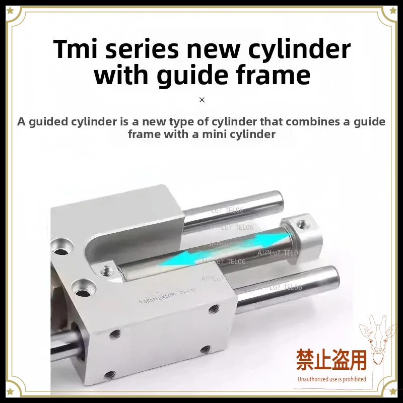 TMIC Guided Pneumatic Cylinder 20/25/25x75/100/150/500S