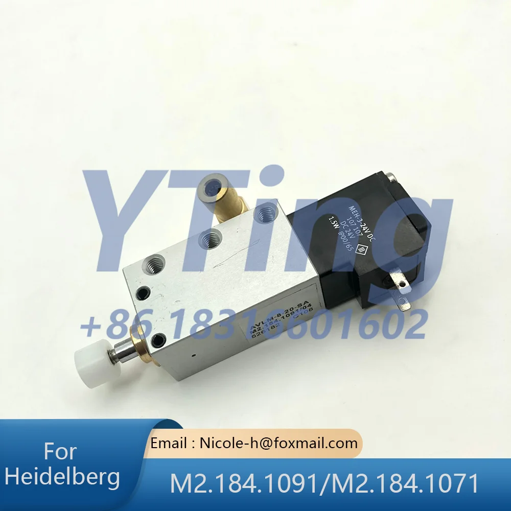 Heidelberg Front Gauge Top Paper Solenoid Valve Cylinder M2.184.1091/M2.184.1071