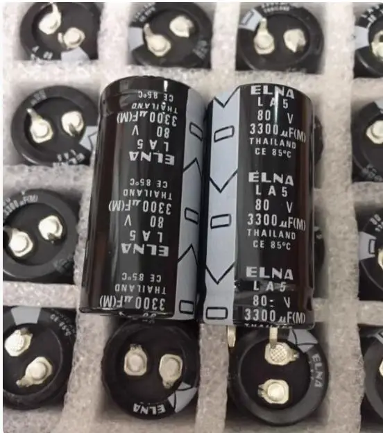 

4pcs/lot Original Japanese ELNA 3300UF 80V 22x45mm fever aluminum electrolytic capacitor free shipping