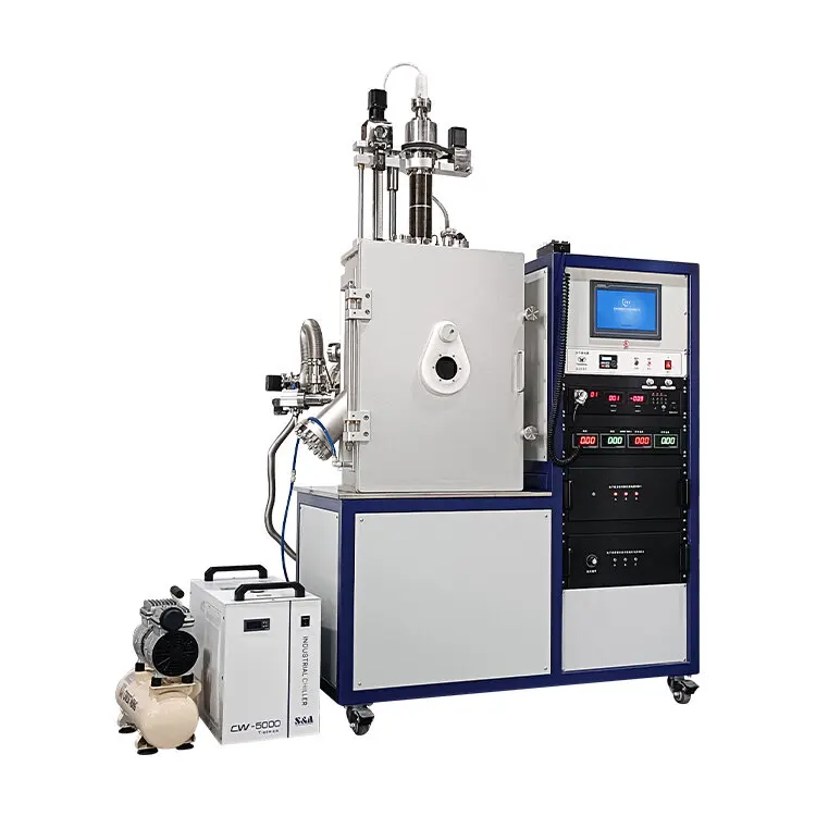 Fully-automated Vacuum Pulsing Thermal Evaporating Carbon Coating Coater for Materials Science PLD system