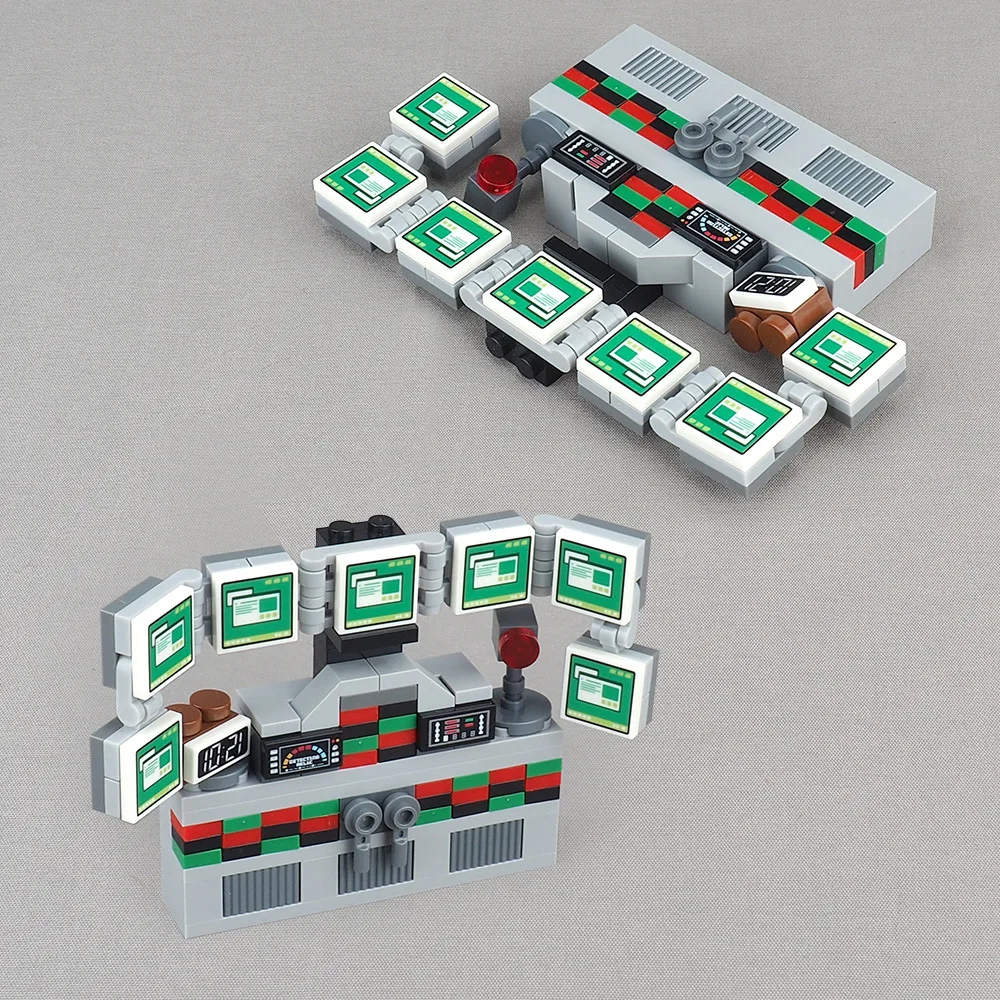 MOC 1PCS 3069 3068 Intelligent Computer Research Platform Building Blocks Kit Printed Data Control Panel Plate Brick Toys Gifts
