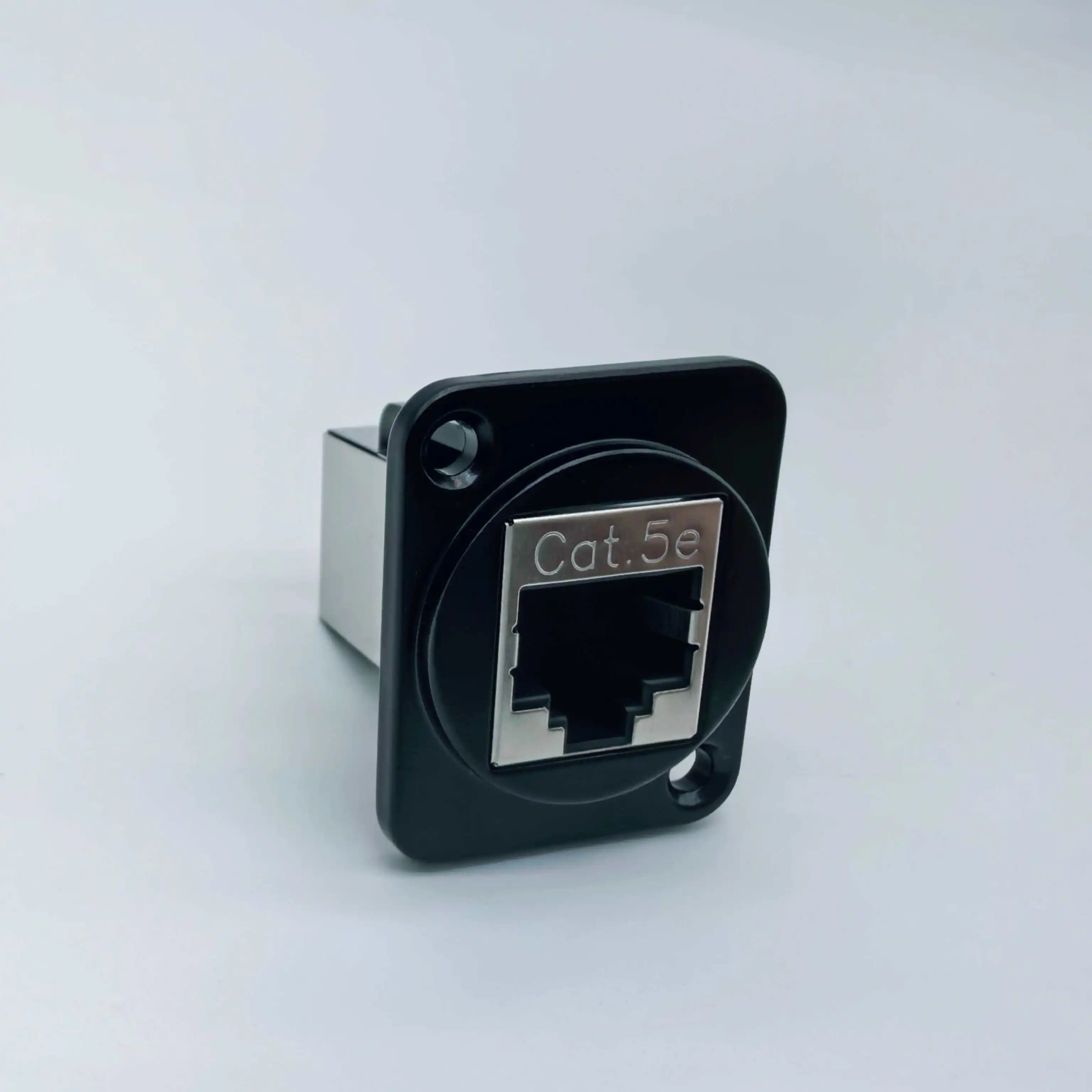 Módulo Ethernet Cat.5e RJ45 blindado 1000Mbps Banhado a ouro Conector de rede Gigabit para placa de parede Patch Panel T568A/B fiação