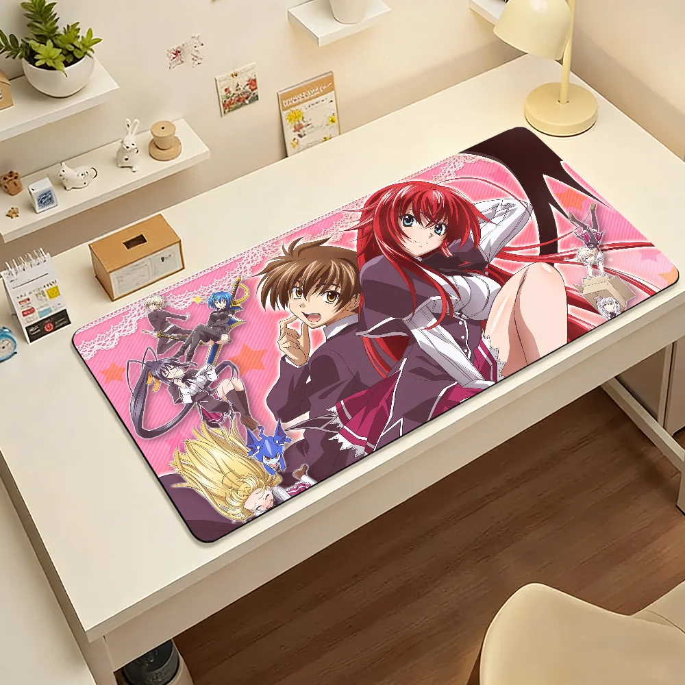 Anime High School DxD Mouse Pad Large Non-Slip Waterproof Mat Stitched Edge Keyboard Pad for Gaming Daily Office