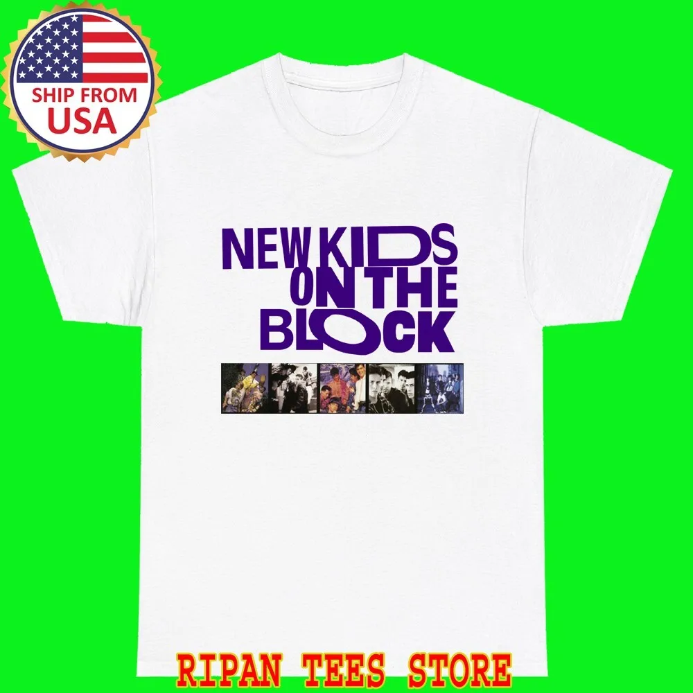 NKOTB New Kids on The Block Men's White Size S - 5XL