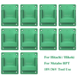 Drill Holder Power Tool Wall Mount Bearing Storage Plastic Shelf Utility Storage Rack for Hitachi Hikoki Metabo HPT 18V 36V Tool