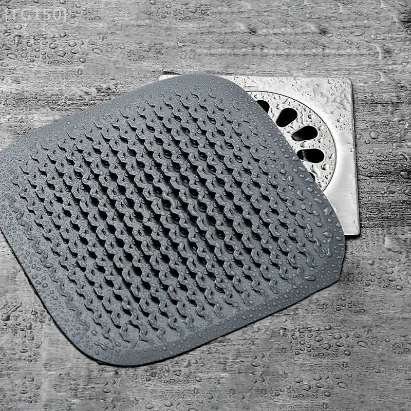 Raccoglitore del filtro per capelli in silicone per scarico – Tappo del filtro per lavello della cucina, doccia, vasca da bagno, forniture ideali per il bagno【No】