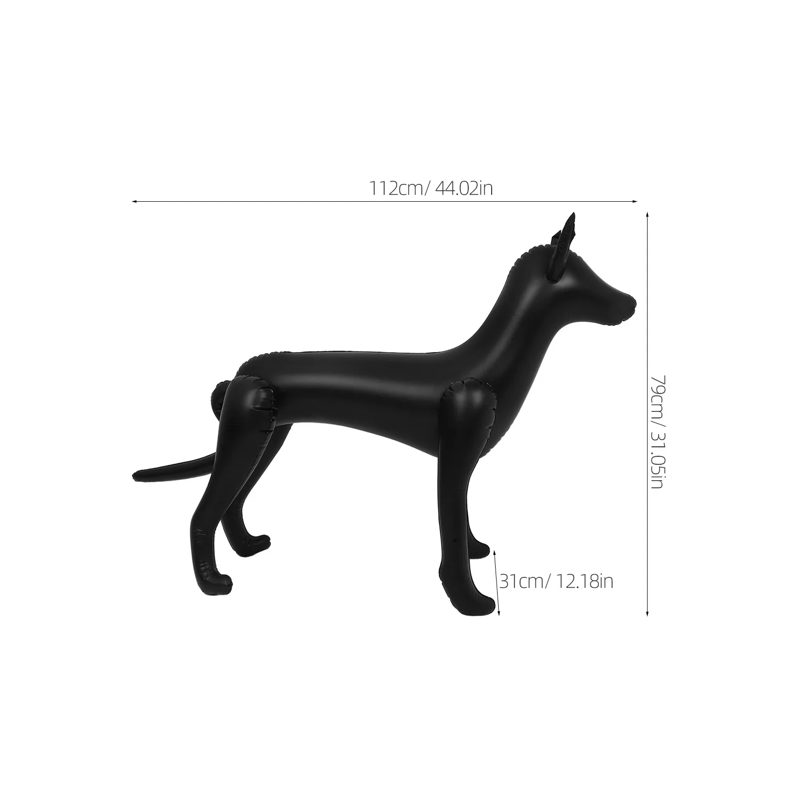 Adjustable Inflatable Pet Clothing Display Stand Dog Model for Grooming Counters Small Dog Outfits Store Clothes Mannequin Table view 5
