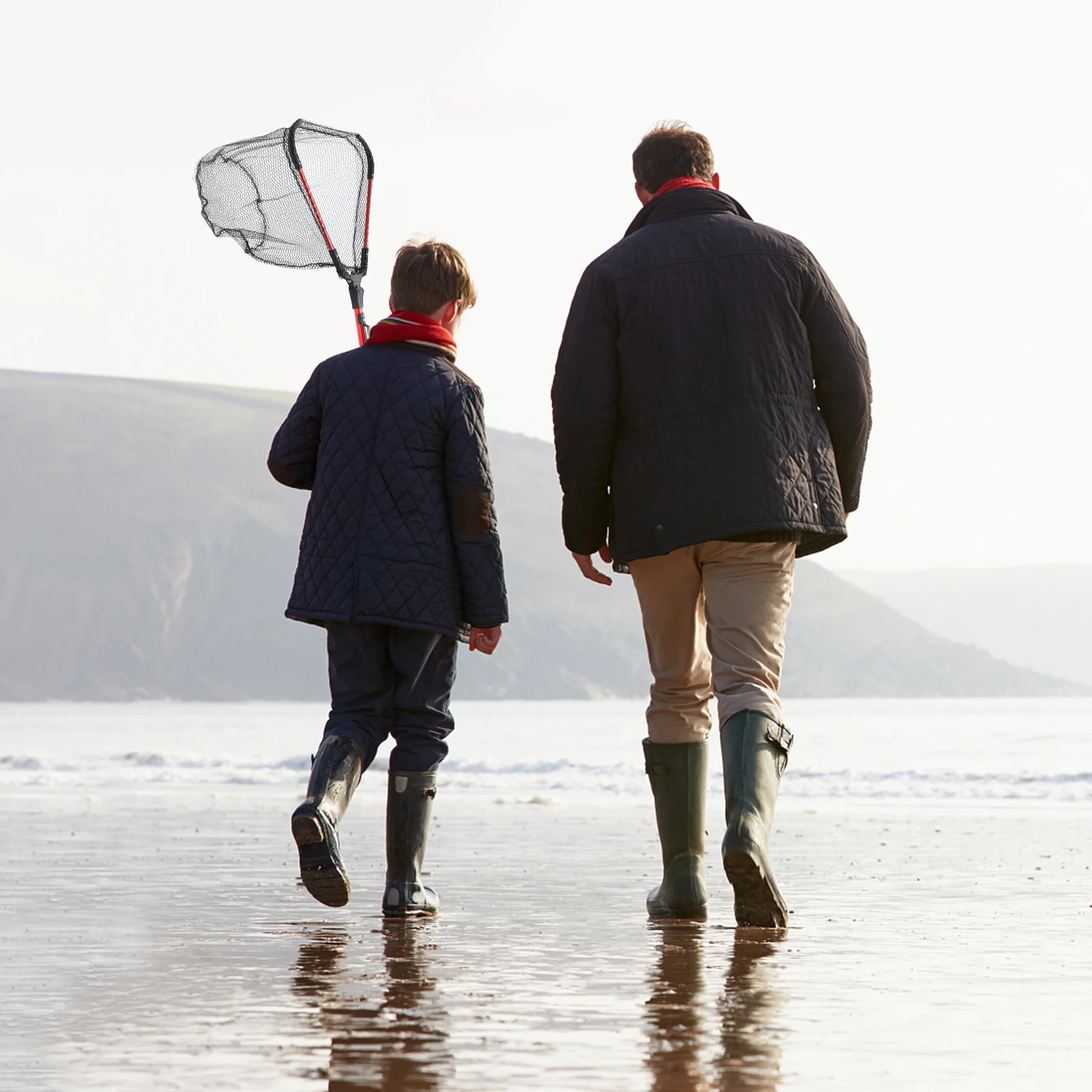 

Aluminum Alloy Extendable Landing Net Foldable Net For Lake River Boat Fly Fishing Compact Lightweight Fishing Equipment