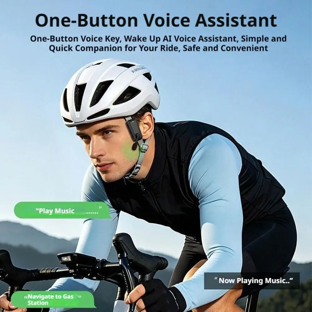 Outdoor Waterproof Bluetooth Intercom Headset for Climbing Skiing Cycling Helmet Earphone Mountain Bike Extreme Sports
