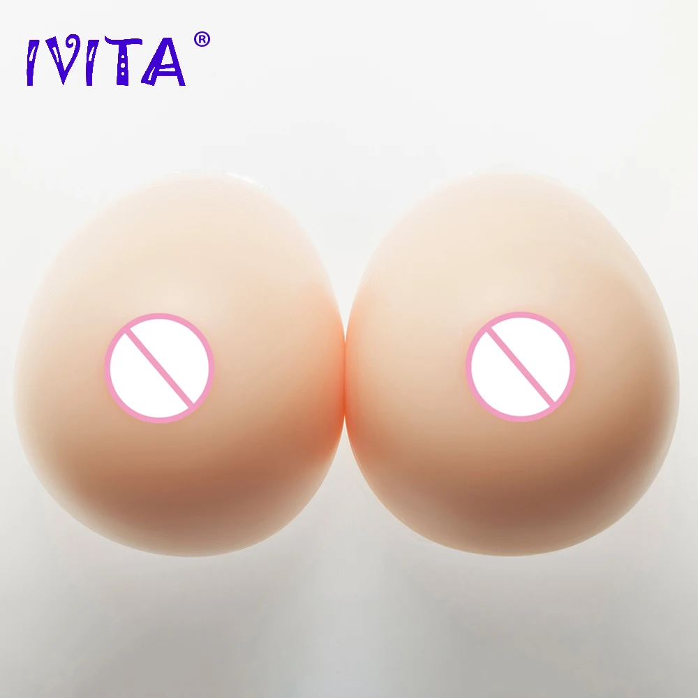 IVITA 10KG Silicone Breast Forms Huge Silicone False Breasts Fake Boobs For Crossdresser Transgender Shemale Drag Queen Enhancer