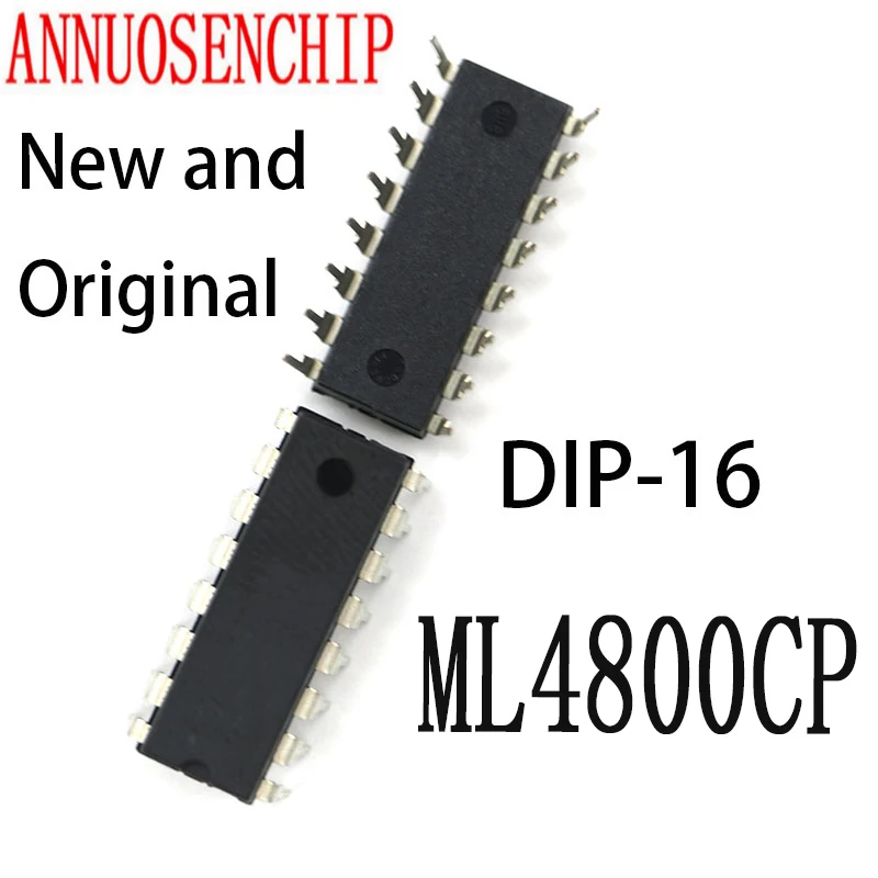 5PCS New And Original DIP-16 ML4800  DIP-16 DIP 4800CP FAN4800A DIP16 ML4800CP