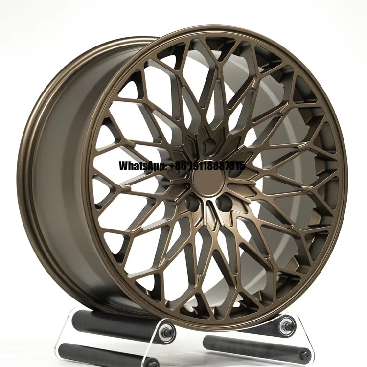 

Forged Aluminium Alloy Bronze Finish for New Mesh Design Retrofit/Upgrade Alloy Passenger Car Wheels Alloy Passenger5x100 Car
