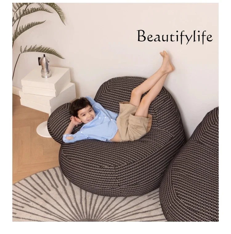 SS Donut Lazy Sofa Cartoon Casual Reclining Sleeping Balcony Bedroom Corner Single Sofa