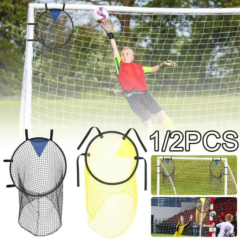 

1/2Pcs Football Training Target Net Foldable Soccer Goal Target Nets Portable Football Target Net for Football Training Practice
