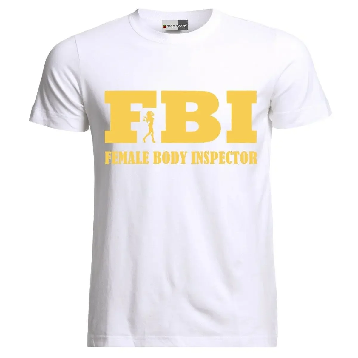 Funny Sexy FBI Logo Female Body Inspector T-Shirt. Summer Cotton Short Sleeve O-Neck Mens T Shirt New S-3XL
