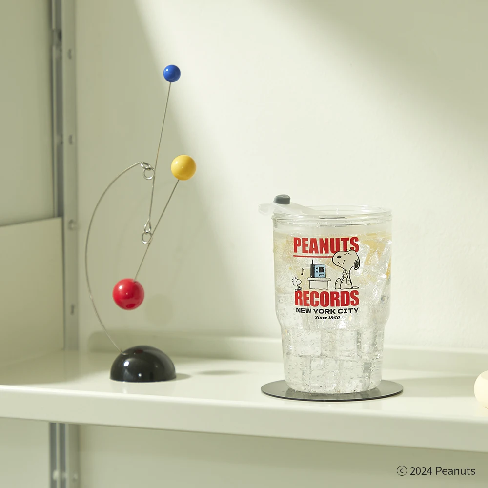 피너츠 스누 글라스 텀블러 / 캐릭터, 홈, 인테리어, 주방, 컵, 선물, 생일, 집들이,... - 3