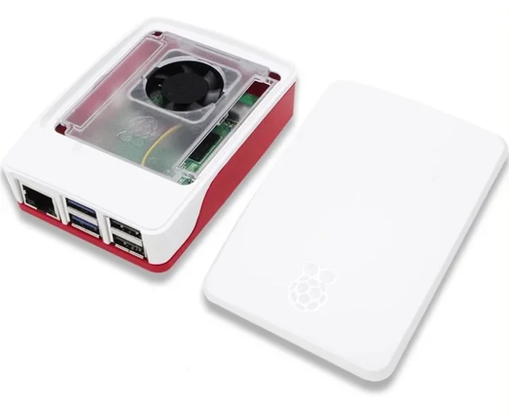 Raspberry pi 5 caso original com temperatura controlada ventilador, estojo de proteção oficial