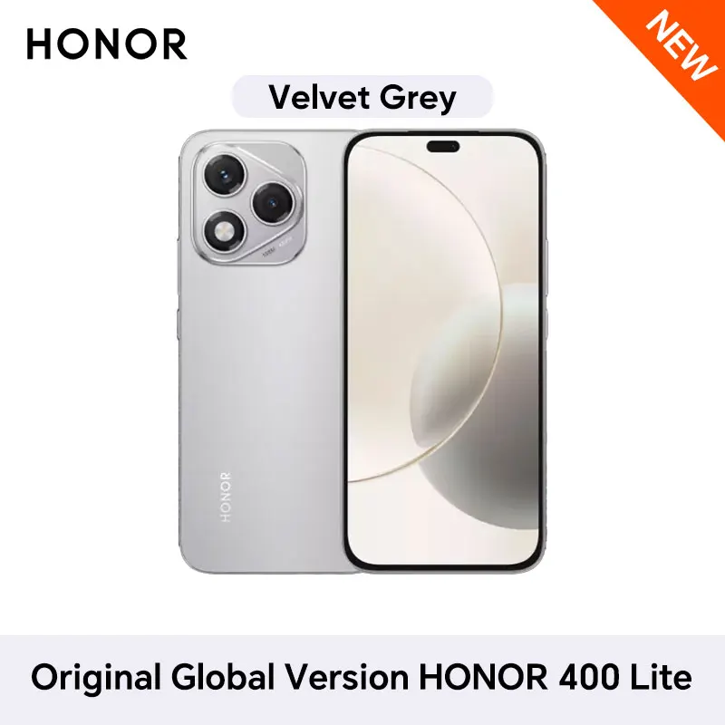 2025 HONOR 400 Lite Global Verson 5G Smartphone Mediatek Dimensity 7025 Ultra 6.7'' 120Hz AMOLED Display 108MP Camera 5230mAh