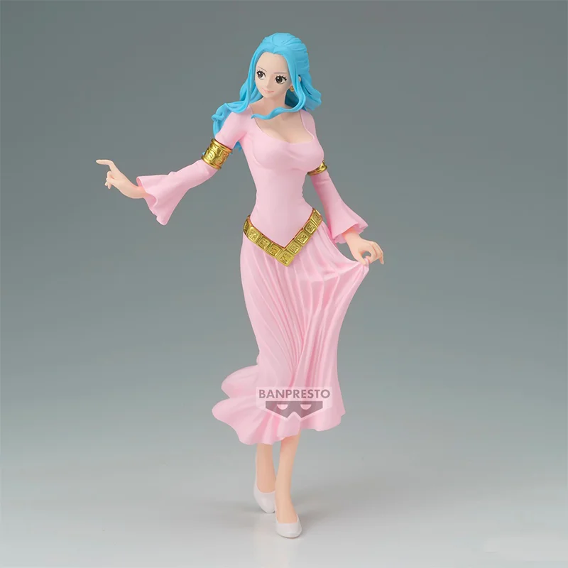Bandai Banpresto One Piece Glitter Glamours Nefertari Vivi Version B 23cm PVC Anime Action Figures Collection Toys Statue