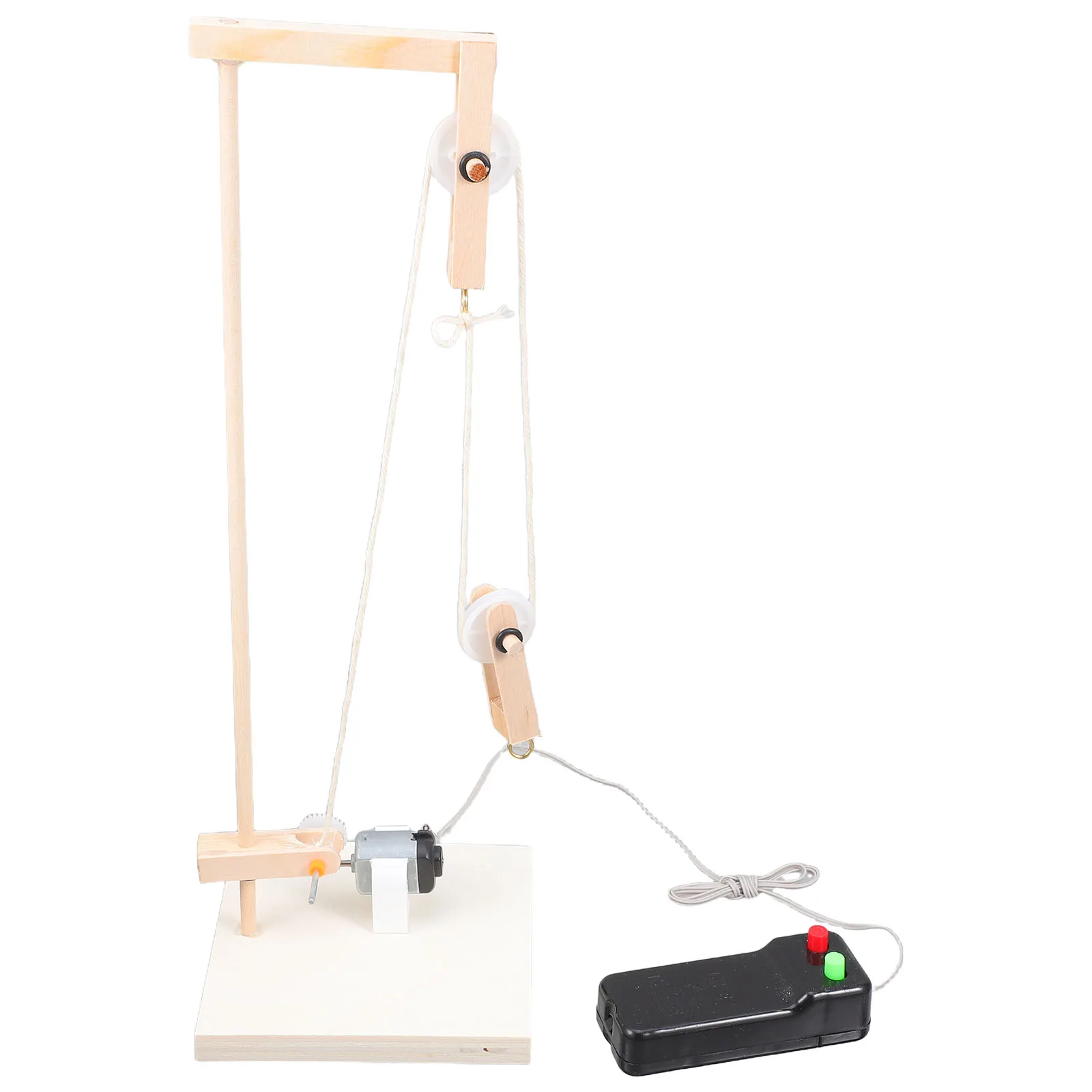 

Homemade Pulley Set Physics Experiment Kit Science Education Crane Construction Pulleys Small