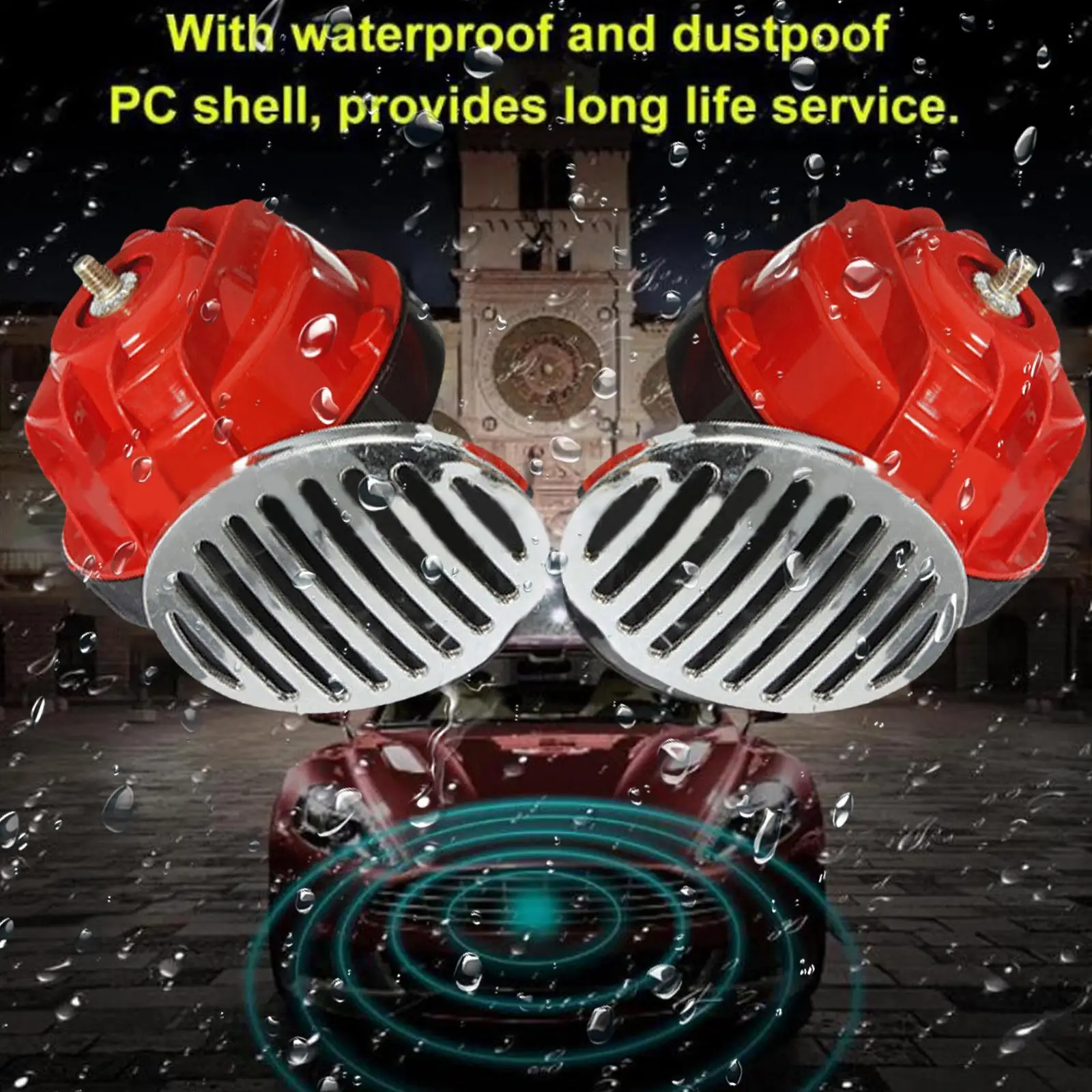 

New Super Train Horn For 12V Power Supplies Car-boat Motorcycles Automotive Loudspeaker Car Speaker Sound Signal Car