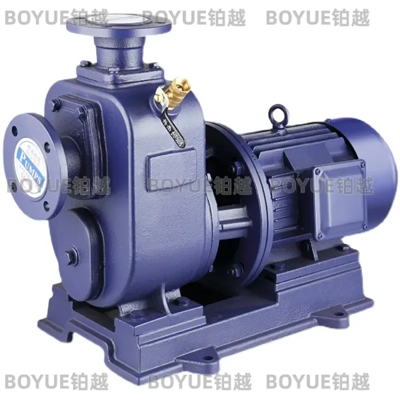 380V Three Phase Centrifugal Pump Horizontal Self Priming Non Clogging Industrial Sewage Water Pump Large Flow BZ Series