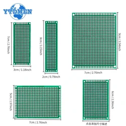 5-20PCS 2x8 3x7 4x6 5x7 6x8 7x9 Cm Single Side Prototype Diy Universal Printed Circuit PCB Board Protoboard Green, for Arduino