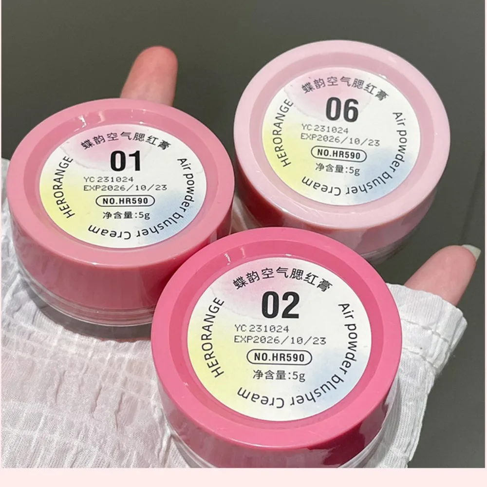 Natural Air Powder fard Blush Palette Sweatproof Cheek Contour Face Blusher Brighten Cream Face Powder Makeup Cosmetic