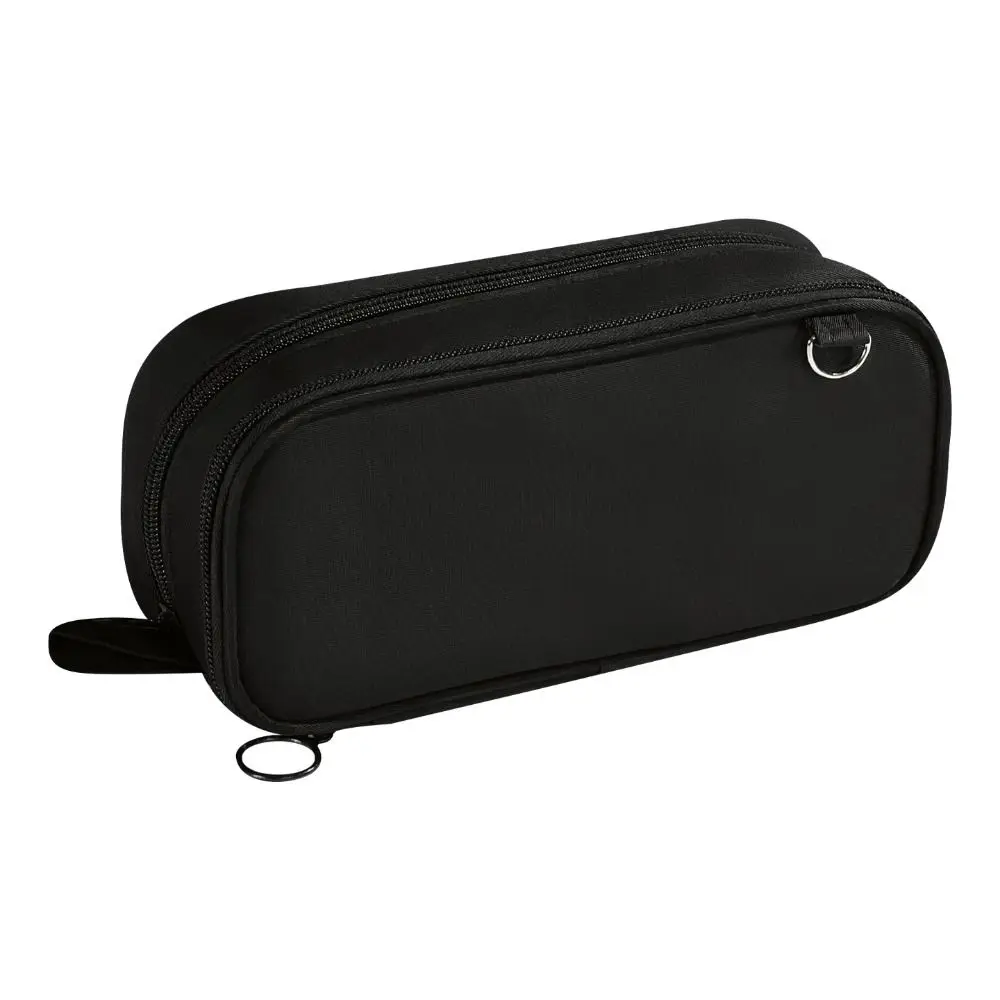 Multi-functional Solid Color Pencil Case Multi-layer Portable Pencil Pouch Large Capacity Stationery Organizer Bag Students