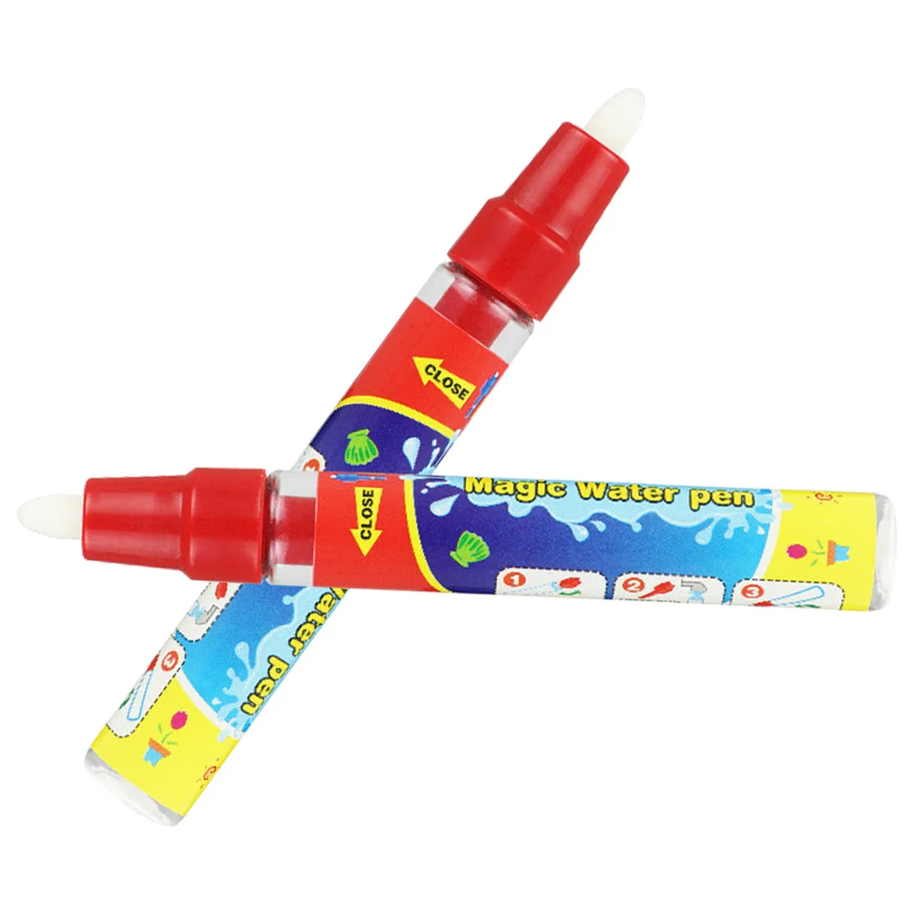 Zestaw 2 pisaków do malowania wodą, lekkie, przenośne, zapewniające płynne pisanie, artystyczne przybory do rysowania, pędzel do pisania dla dzieci.