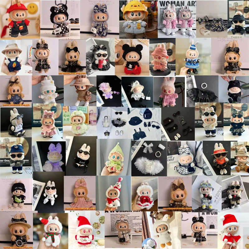 

Случайная одежда, костюмы, аксессуары, 17 см V1/2/3, плюшевые подвески, замененные детской одеждой, высококачественные аксессуары для кукол, украшение