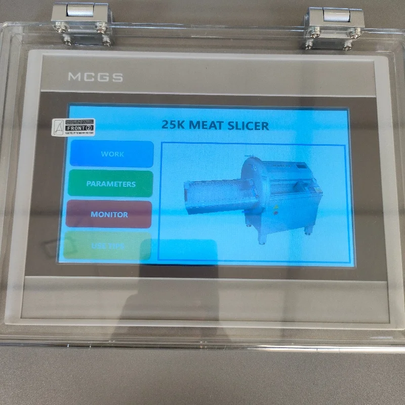 Commercial Bacon Ham Frozen Meat Slicer Automatic Sausage Beef Cutting Machine
