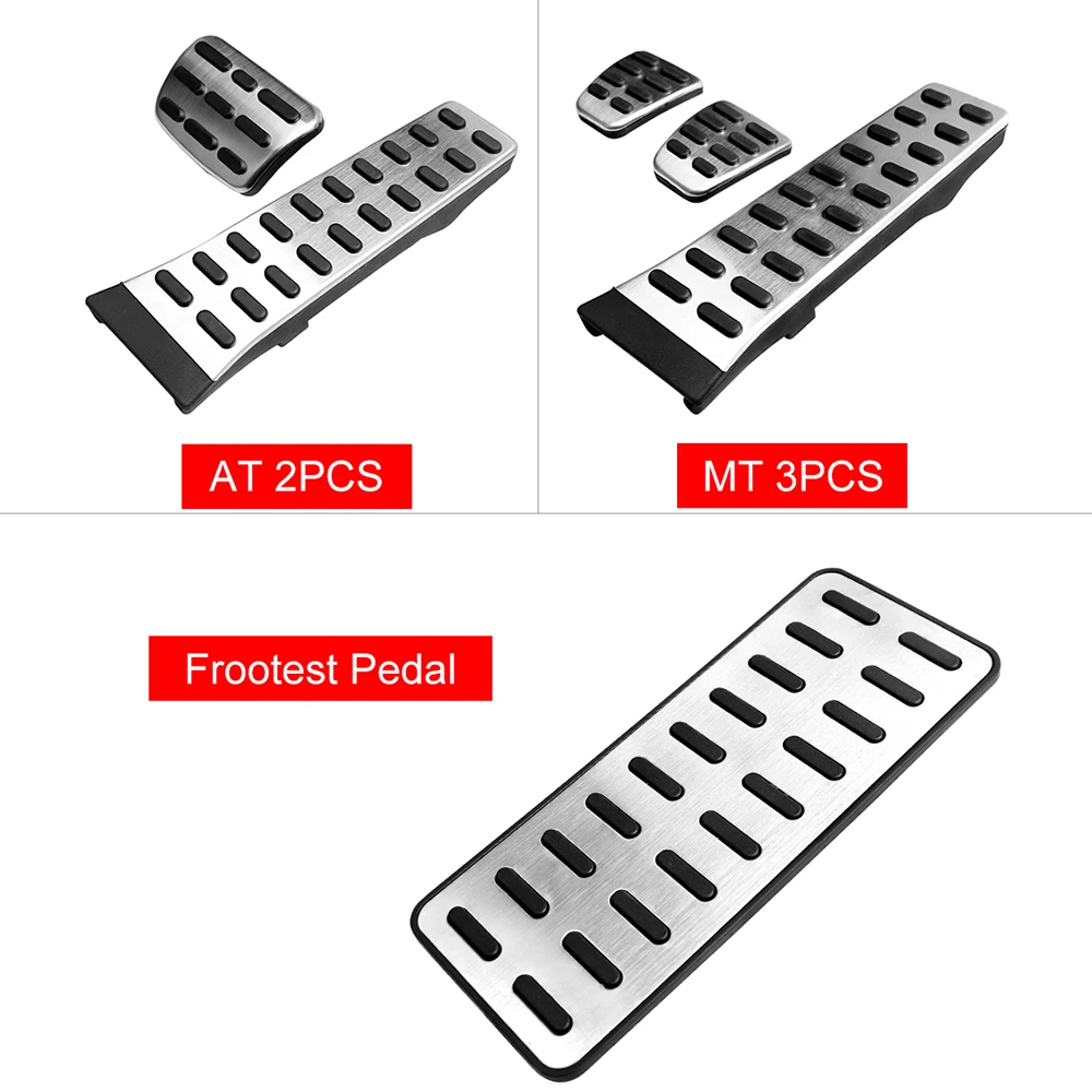 Picture 3: For Hyundai Tucson Santa Fe Sonata YF Elantra Grandeur 2011 2012 2013 2014 2015 2016 2017 Car Fuel Brake Pedal Cover Accessories