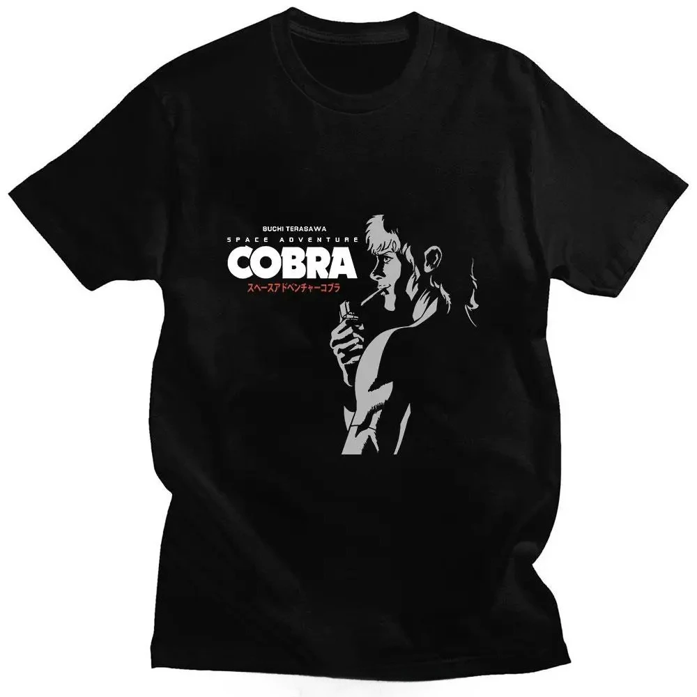 

Anime Space Adventure Cobra 2022 Fashion Hot Sale Classic Print Summer Short-sleeved Thin Cotton Loose Casual Sports Man T-shirt