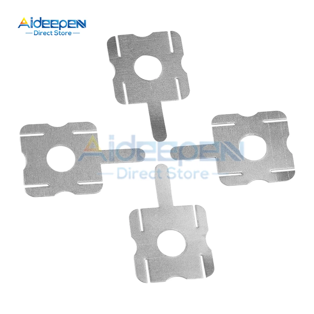 50pcs 18650 Lithium Battery Nickel Sheet 4S U-shaped Battery Nickel Sheet For Spot Welding Machine Batteries Connection Sheets