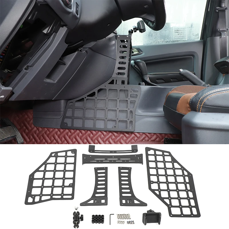 Gear Shifter Storage Extension Platform Central Control Multifunctional Extension Panel For Ford Ranger PX2 PX3 2015-2022