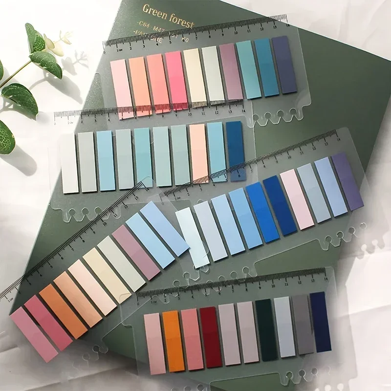 200 листов/набор, наклейки-индексы с линейкой