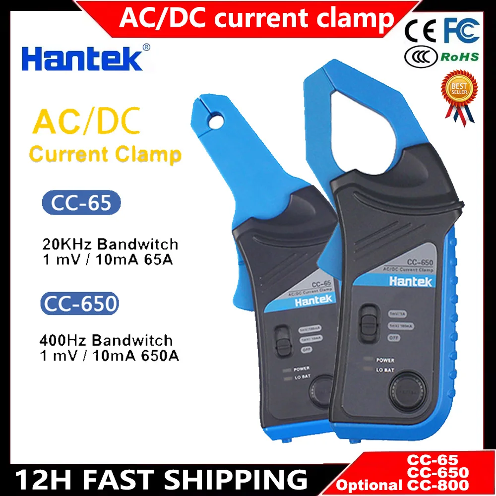 Hantek AC/DC Current Clamp for Oscilloscope CC-65 CC-650 CC-800: A Comprehensive Review and Guide