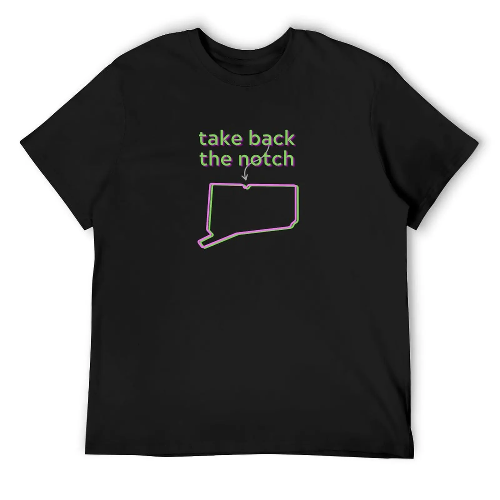 take back the notch T-Shirt kawaii clothes sublime oversized t shirt men graphic t shirts