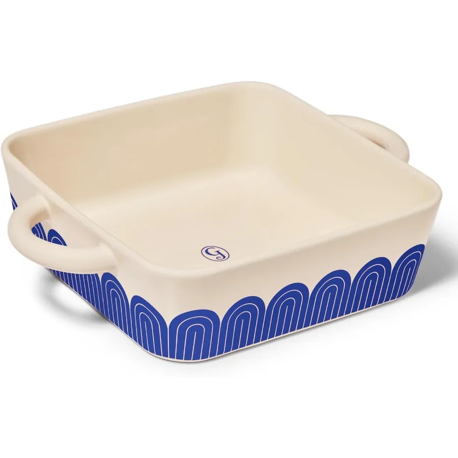 

Little Hottie Blueberry 8x8 Ceramic Baker OvenSafe to 500°F Dishwasher Freezer and MicrowaveFriendly Portable and SpaceSaving P