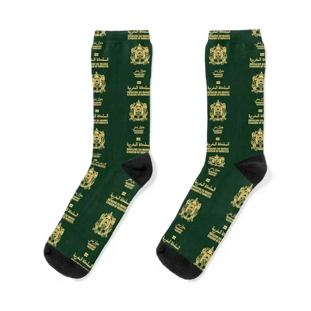 Morocco Moroccan passport Socks soccer anti-slip floor gift Heating sock Socks For Women Men's
