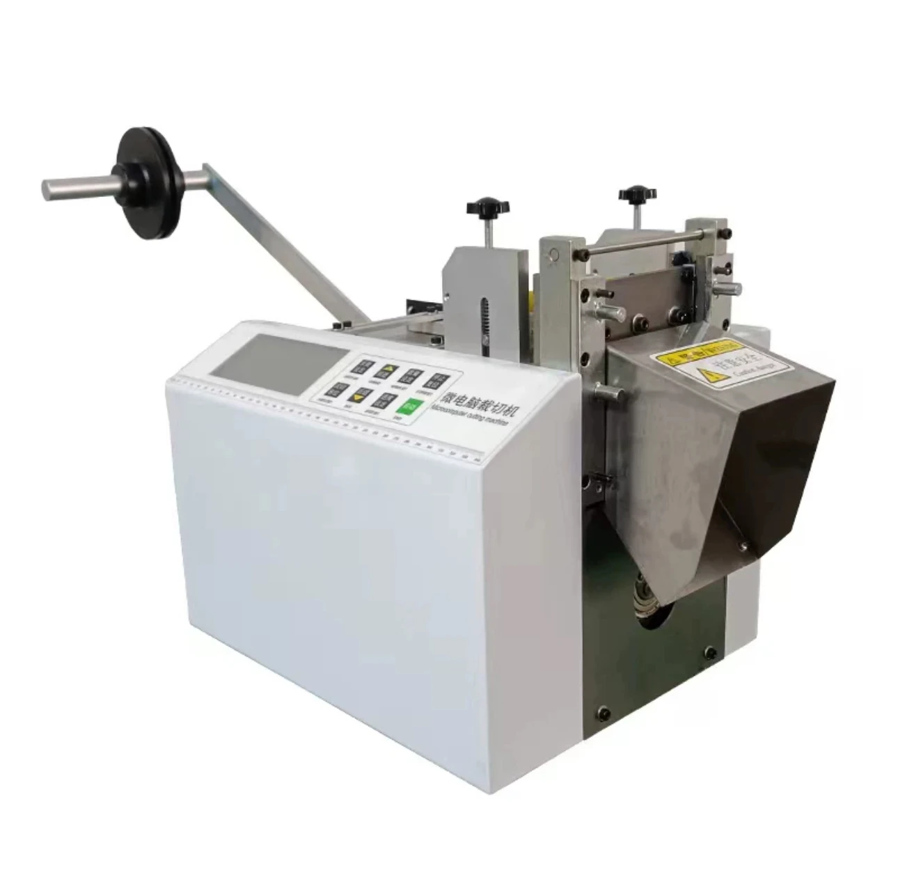 HY-100 Automatic Microcomputer Pipe Cutting Machine Heat-shrinkable Tube PE Hose Cutting Machine