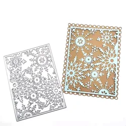 Scrapbooking DIY Cutting Knife Die Carbon Steel Embossing Flower Template Christmas Snowflake Background