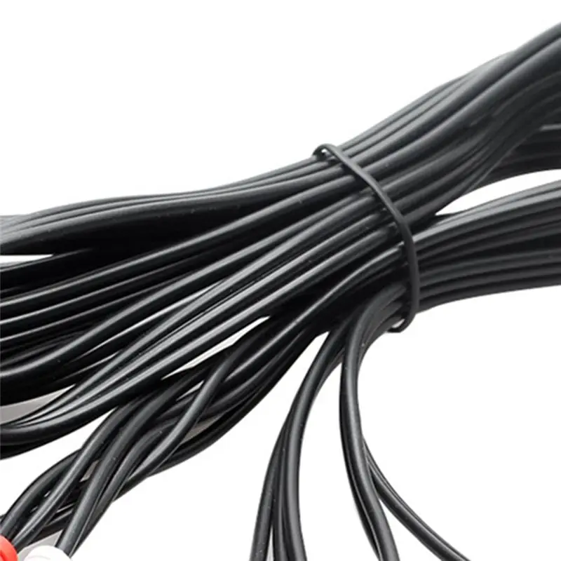 NEW! Audio Video AV Adapter Cable for TV DVD Player Video Splitter HD-TV RCA Cable 3 RCA to 6 RCA Male Female Plug Splitter view 6