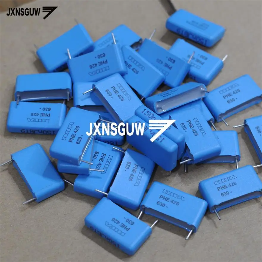 10PCS RIFA PHE426 0.15UF630V P22.5MM Coupling capacitance 154/630V Electrolytic Capacitor PHE 426 0.15UF 630VDC 150N 154 Blue