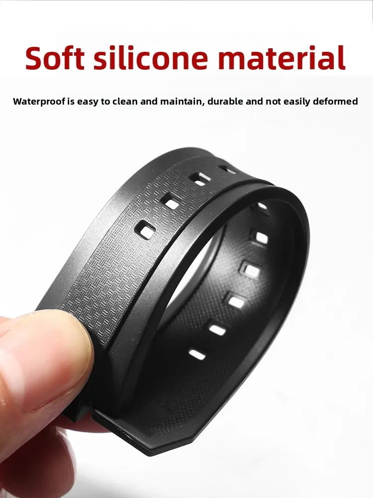 Resin Rubber Strap For Casio EDIFICE 5142 EQW-A1000 EQW-A1100 EQW-M1100 Watch Strap Convex 13mm Silicone Waterproof Watchband view 4