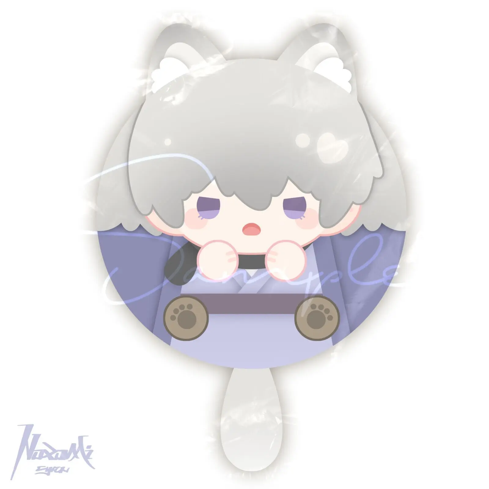 Kamisama Kiss Nanami Momozono Cat Ear Plush Mochi Pendant Muzan Anime Bag Charms for Tomoe Plush Doll OniRouou KiriHito Toys - view 5