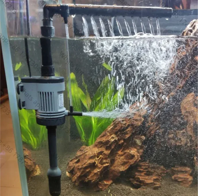 Silent EP Series Fish Tank 3-in-1 Filter Aquarium Submersible Water Pump Oxygenation Cycle 14W